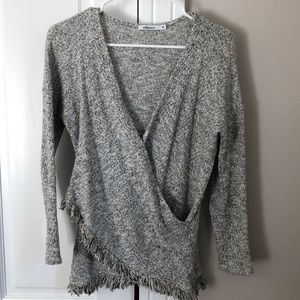 Redhaute faux wrap sweater